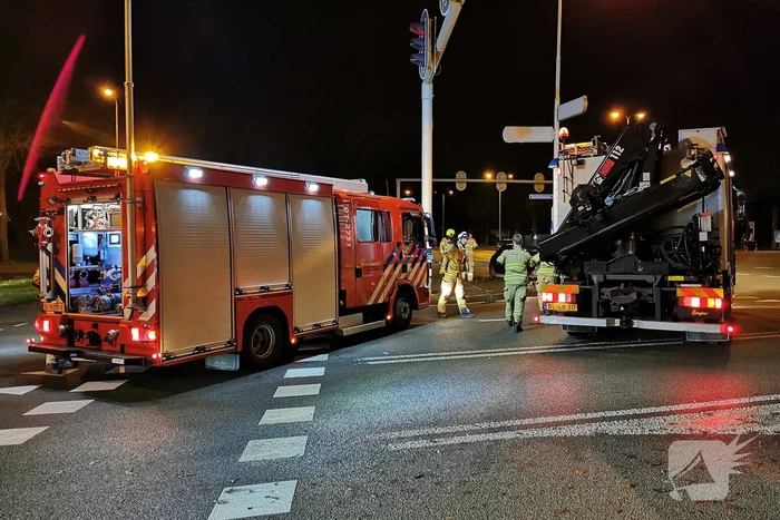 Ongeval tussen twee voertuigen op kruising