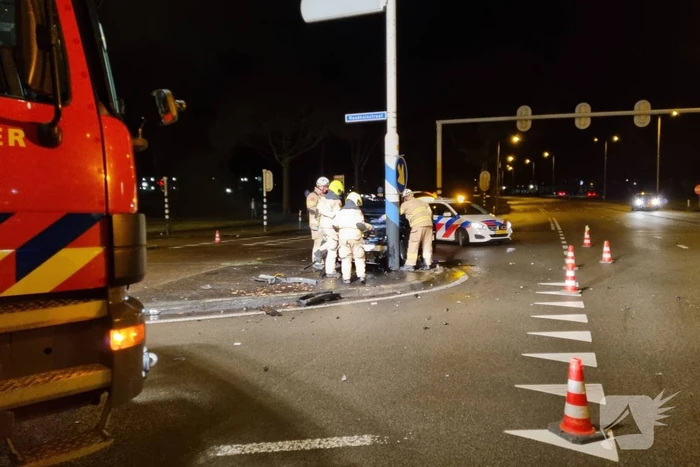 Ongeval tussen twee voertuigen op kruising