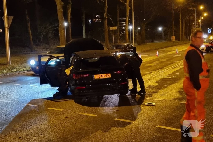 Ongeval tussen twee voertuigen op kruising