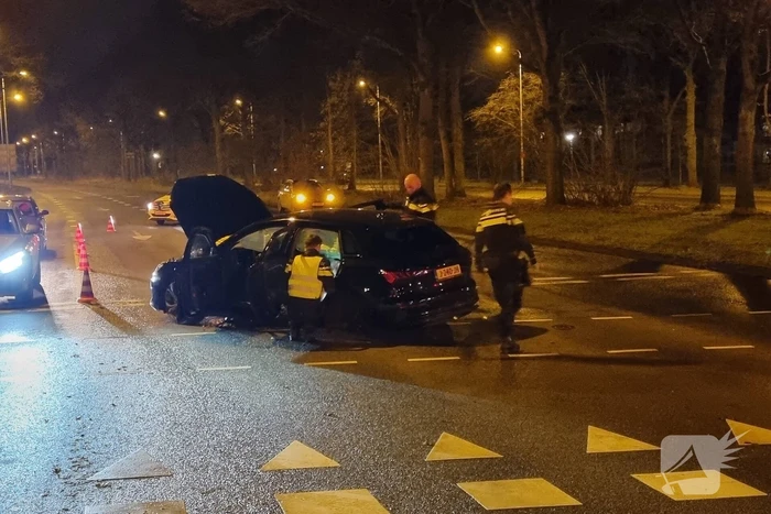 Ongeval tussen twee voertuigen op kruising