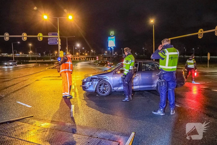Veel schade bij ongeval op kruising