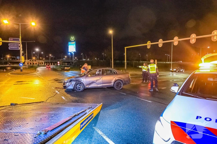 Veel schade bij ongeval op kruising
