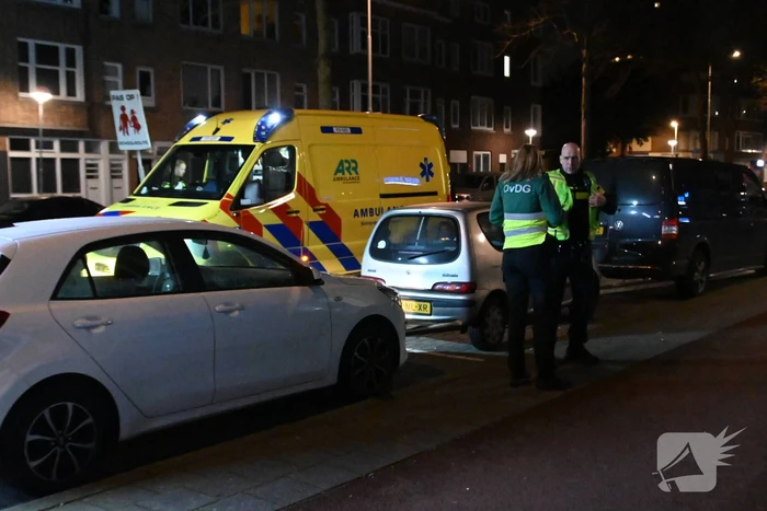 Bewoner naar het ziekenhuis na brand