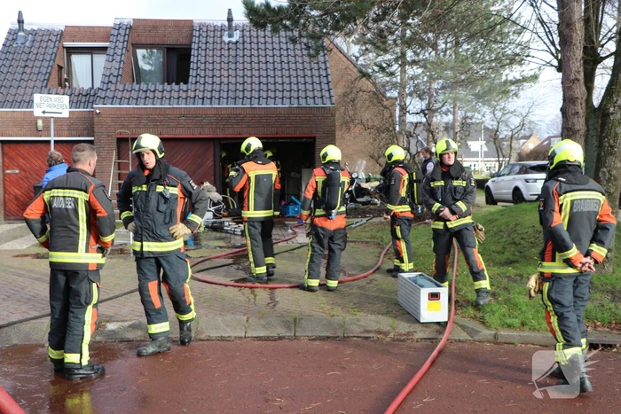 Flinke schade na brand in garage