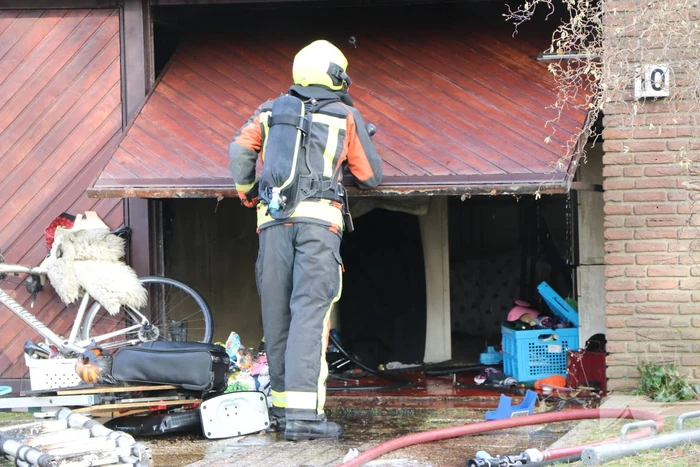 Flinke schade na brand in garage