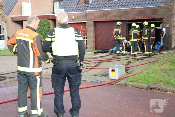 Flinke schade na brand in garage