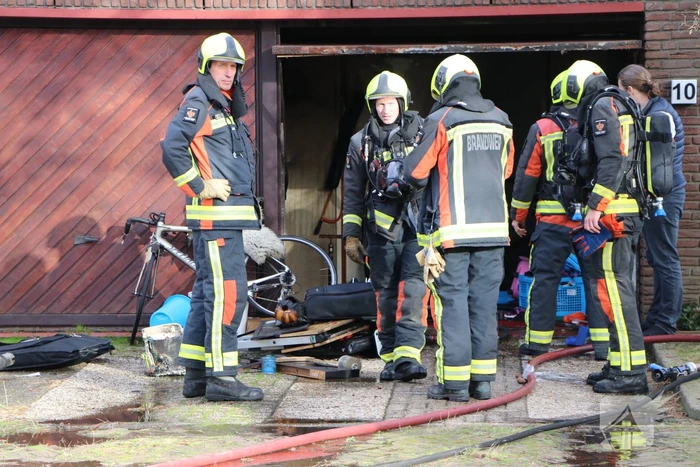 Flinke schade na brand in garage