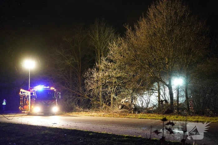 Ernstig gewonde na eenzijdig ongeval