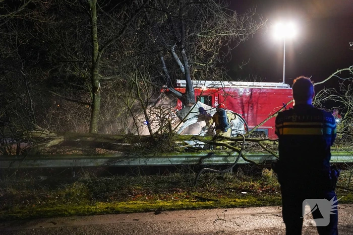 Ernstig gewonde na eenzijdig ongeval