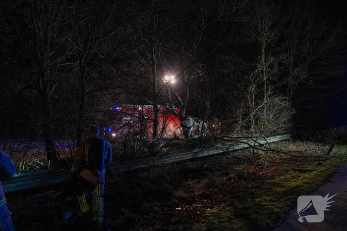 Ernstig gewonde na eenzijdig ongeval