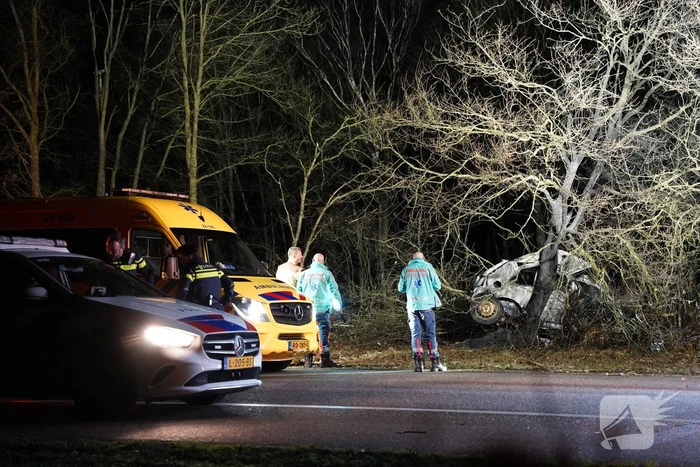 Ernstig gewonde na eenzijdig ongeval