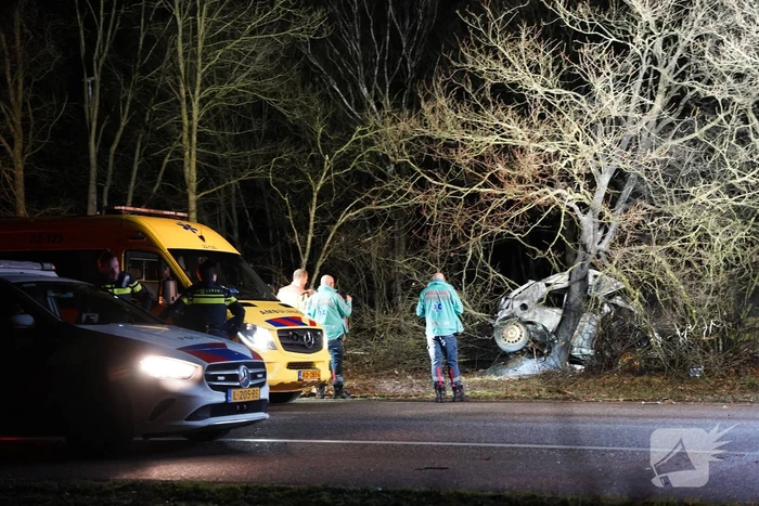 Ernstig gewonde na eenzijdig ongeval