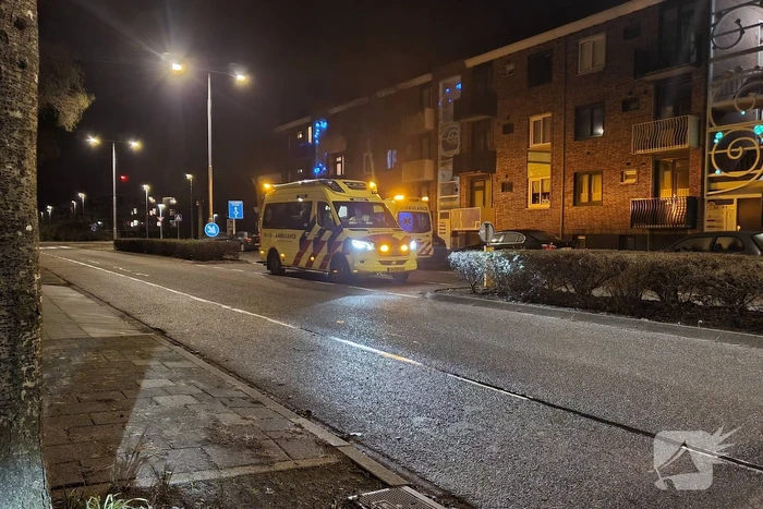 Persoon gewond na mogelijke val
