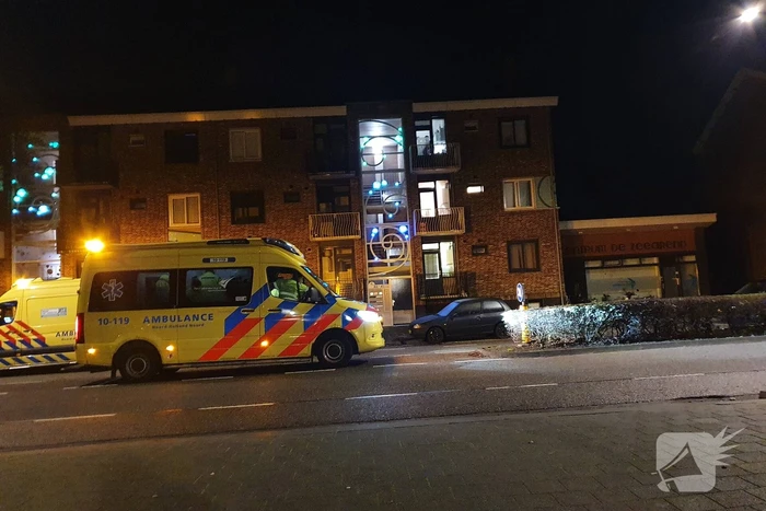 Persoon gewond na mogelijke val