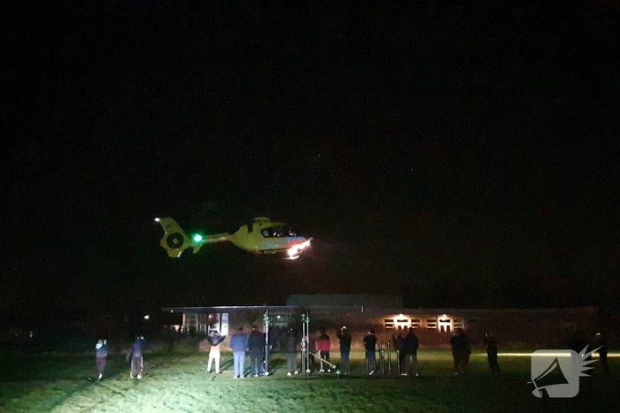 Persoon gewond na mogelijke val