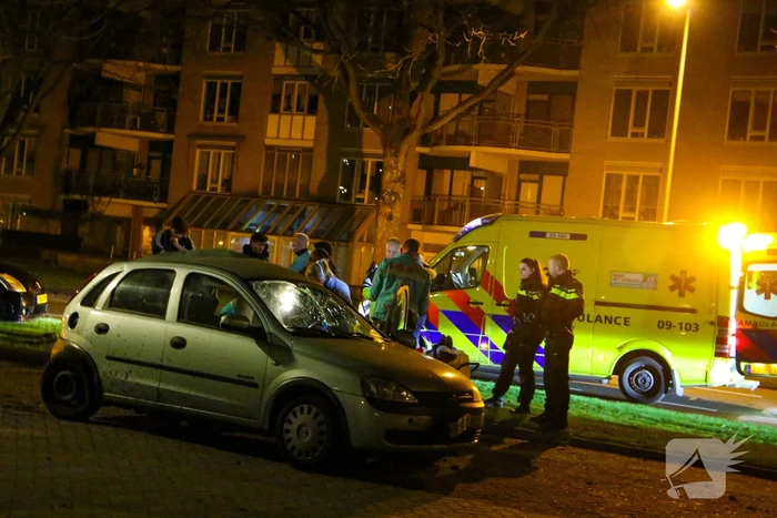 Lachgastank aangetroffen bij ernstig ongeval