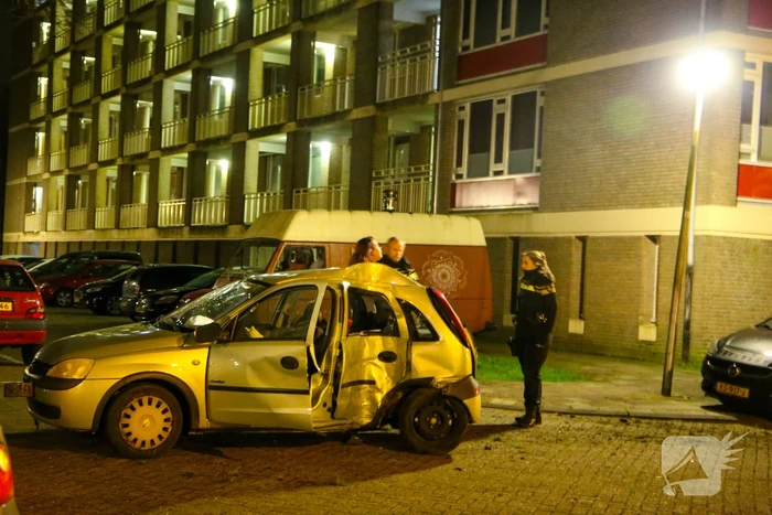 Lachgastank aangetroffen bij ernstig ongeval