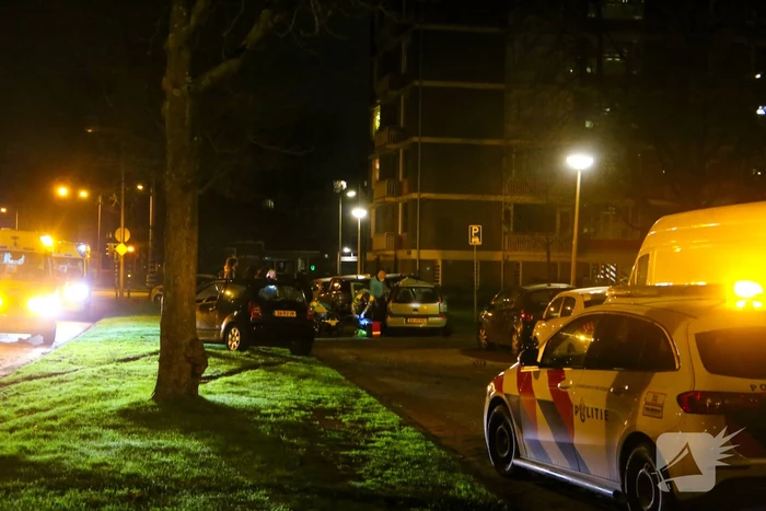 Lachgastank aangetroffen bij ernstig ongeval