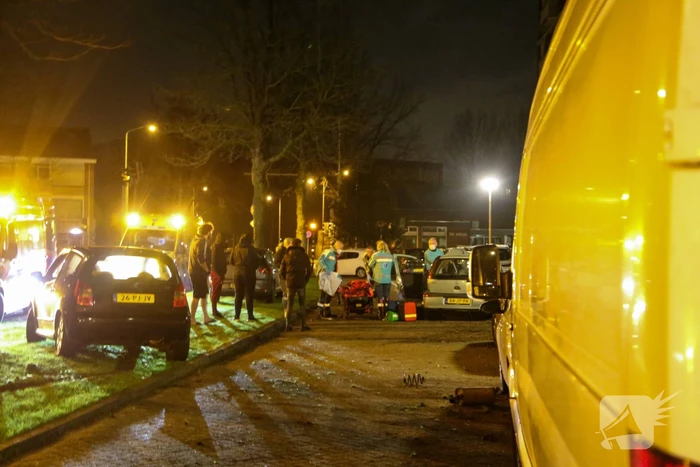 Lachgastank aangetroffen bij ernstig ongeval