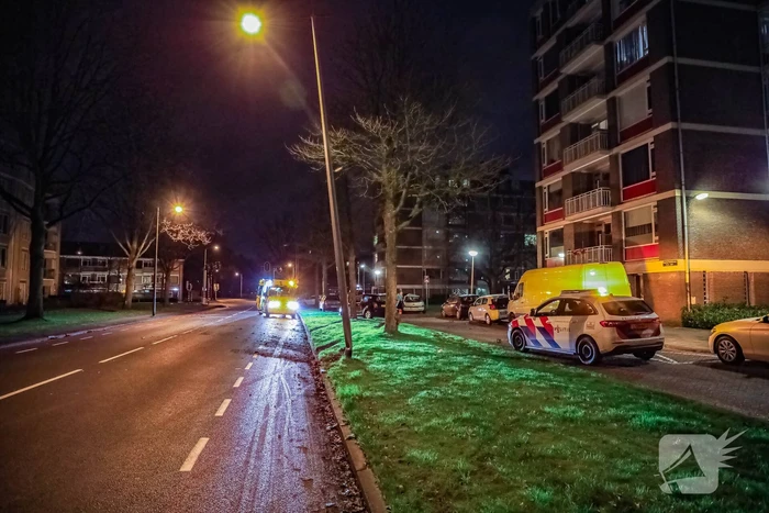 Lachgastank aangetroffen bij ernstig ongeval