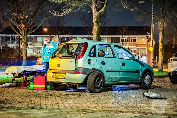 Lachgastank aangetroffen bij ernstig ongeval