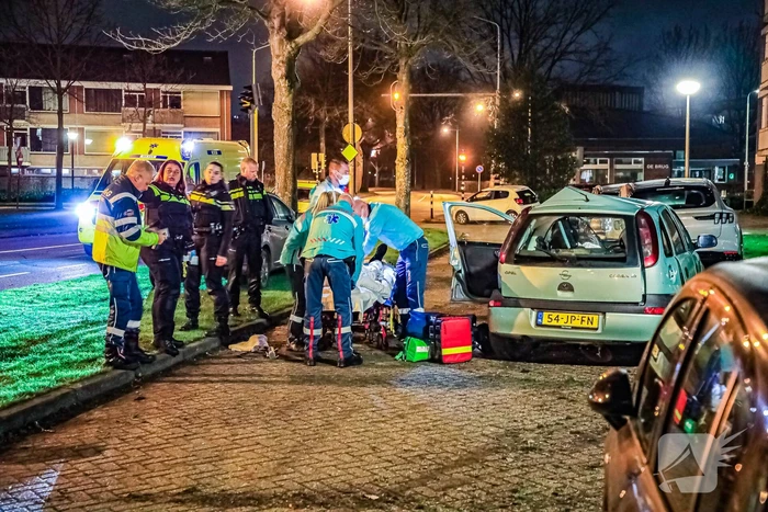 Lachgastank aangetroffen bij ernstig ongeval