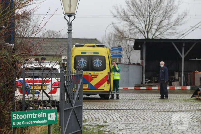 Persoon gewond in loods Stichting Stoomtrein
