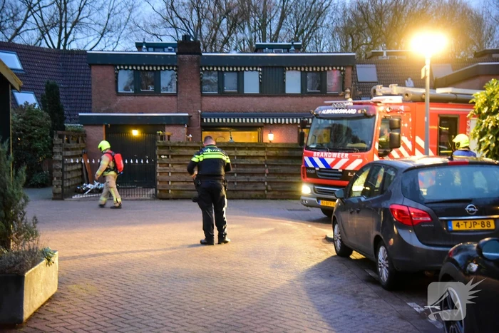 Politie-inzet bij melding woningbrand
