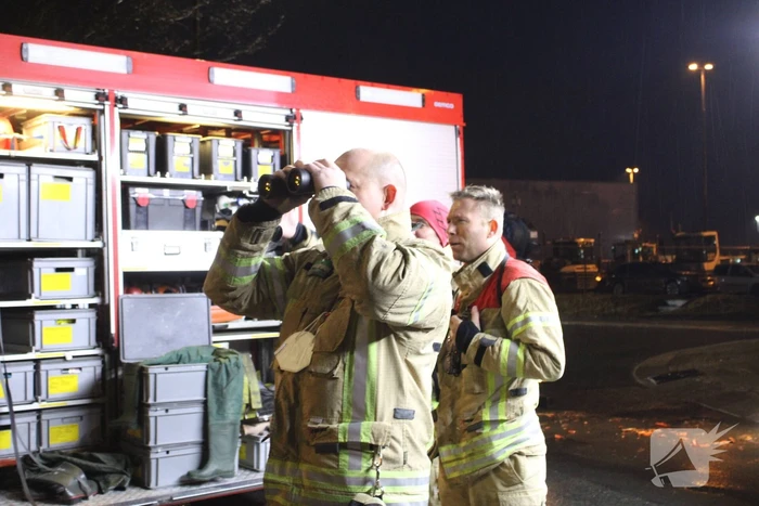 Straten onder water door springtij