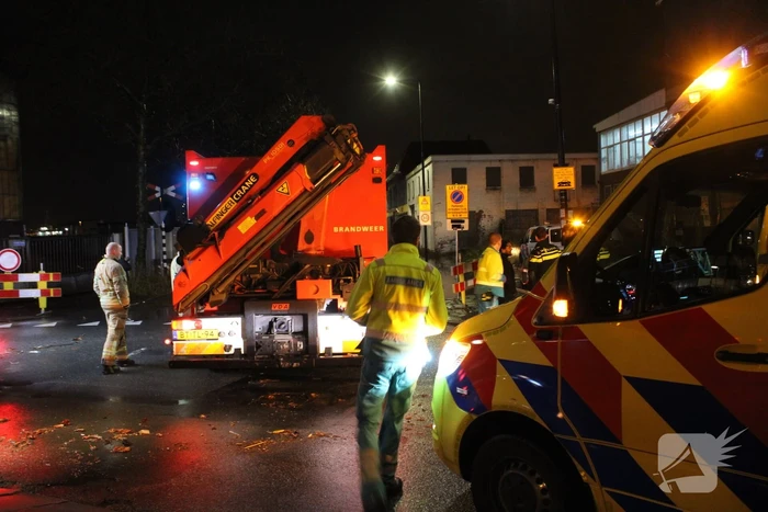 Straten onder water door springtij