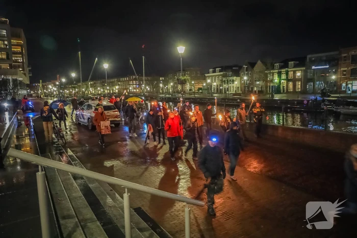 Veel mensen bij demonstratie