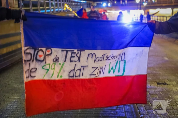 Veel mensen bij demonstratie