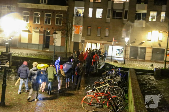 Veel mensen bij demonstratie