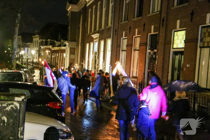 Veel mensen bij demonstratie