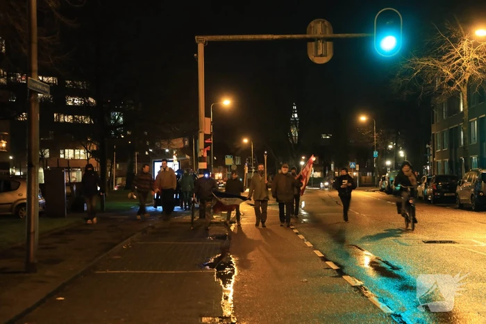 Veel mensen bij demonstratie