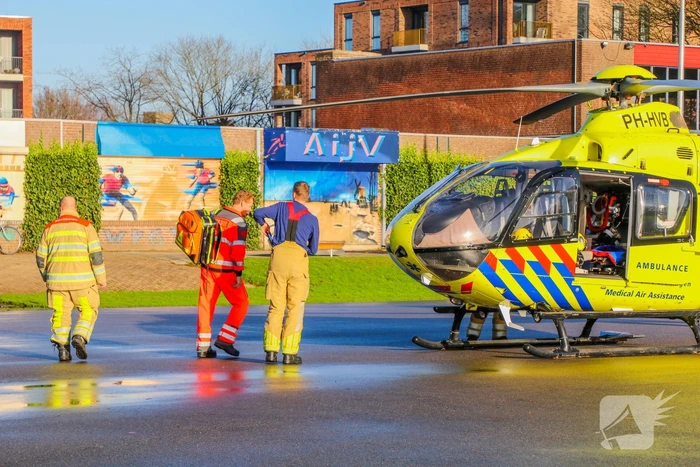 Veel bekijks voor inzet van traumahelikopter