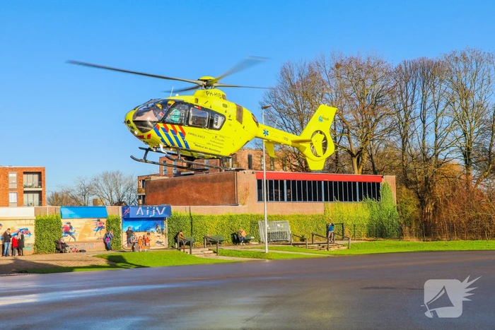 Veel bekijks voor inzet van traumahelikopter