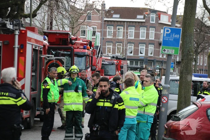 Appartementencomplex vol rook door hevige brand