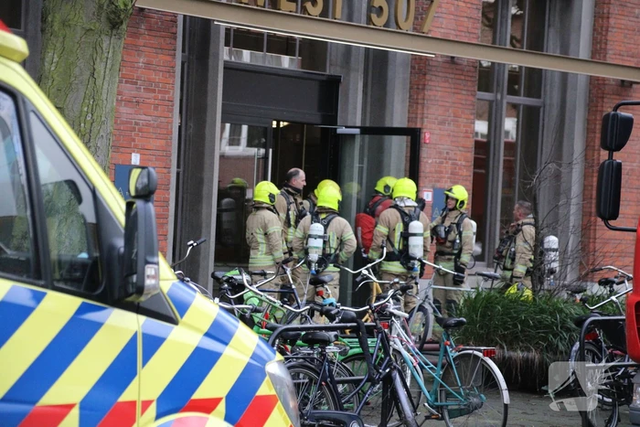 Appartementencomplex vol rook door hevige brand