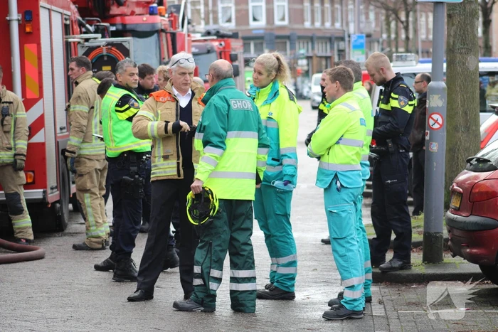 Appartementencomplex vol rook door hevige brand