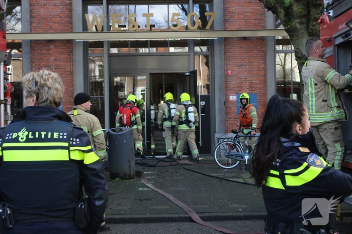 Appartementencomplex vol rook door hevige brand