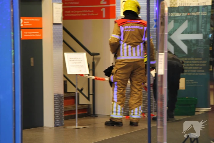 Bibliotheek ontruimd door brand