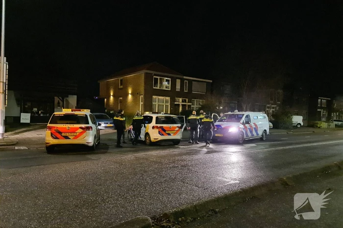 Veel politie op de been een aanhouding