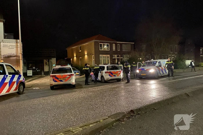 Veel politie op de been een aanhouding