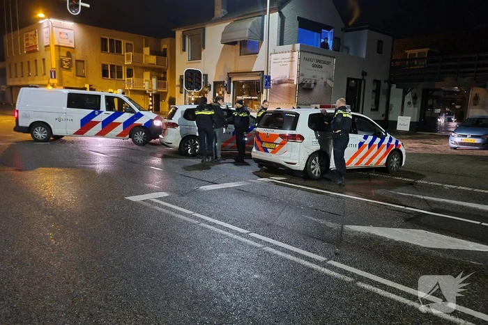 Veel politie op de been een aanhouding