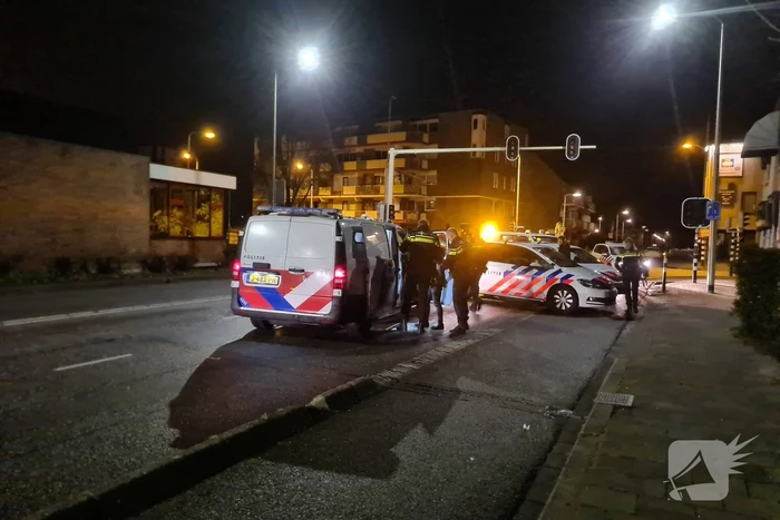 Veel politie op de been een aanhouding