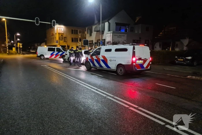Veel politie op de been een aanhouding