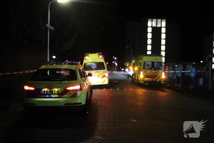 Grote brand in kelder van flatgebouw