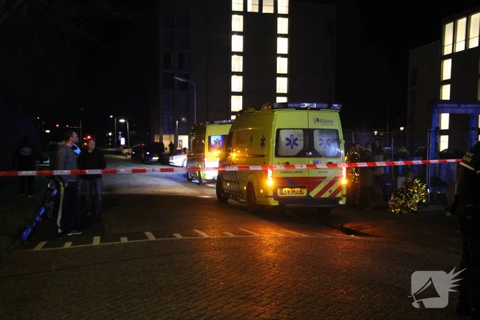 Grote brand in kelder van flatgebouw