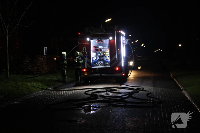 Grote brand in kelder van flatgebouw
